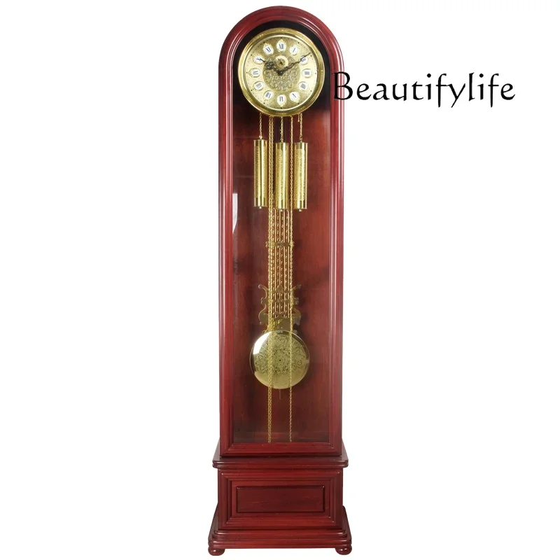 N European Retro the Grandfather Clock Living Room Solid Wood Creative Mechanical Clock Simple the Grandfather Clock
N European Retro the Grandfather Clock Living Room Solid Wood Creative Mechanical Clock Simple the Grandfather Clock