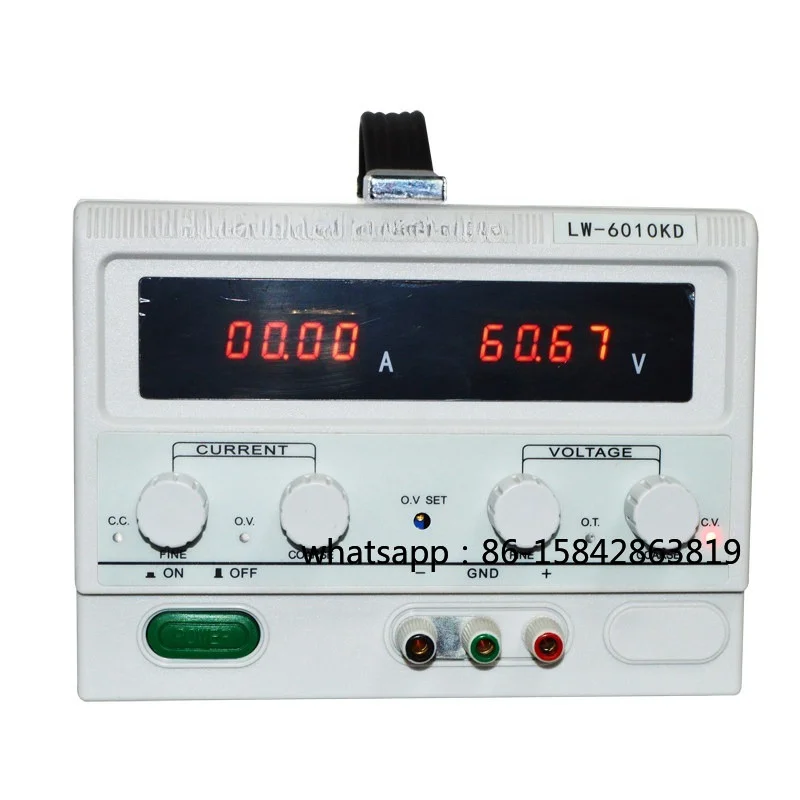 6030KD Adjustable DC Regulated Power Supply 100V High Power 3030KD Notebook Maintenance Aging Power Supply
6030KD Adjustable DC Regulated Power Supply 100V High Power 3030KD Notebook Maintenance Aging Power Supply