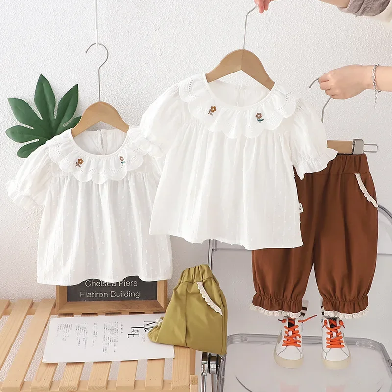New Summer Fashion Baby Clothes Suit Children Girls T-Shirt Shorts 2Pcs/Sets Toddler Clothing Set Infant Costume Kids Tracksuits
New Summer Fashion Baby Clothes Suit Children Girls T-Shirt Shorts 2Pcs/Sets Toddler Clothing Set Infant Costume Kids Tracksuits