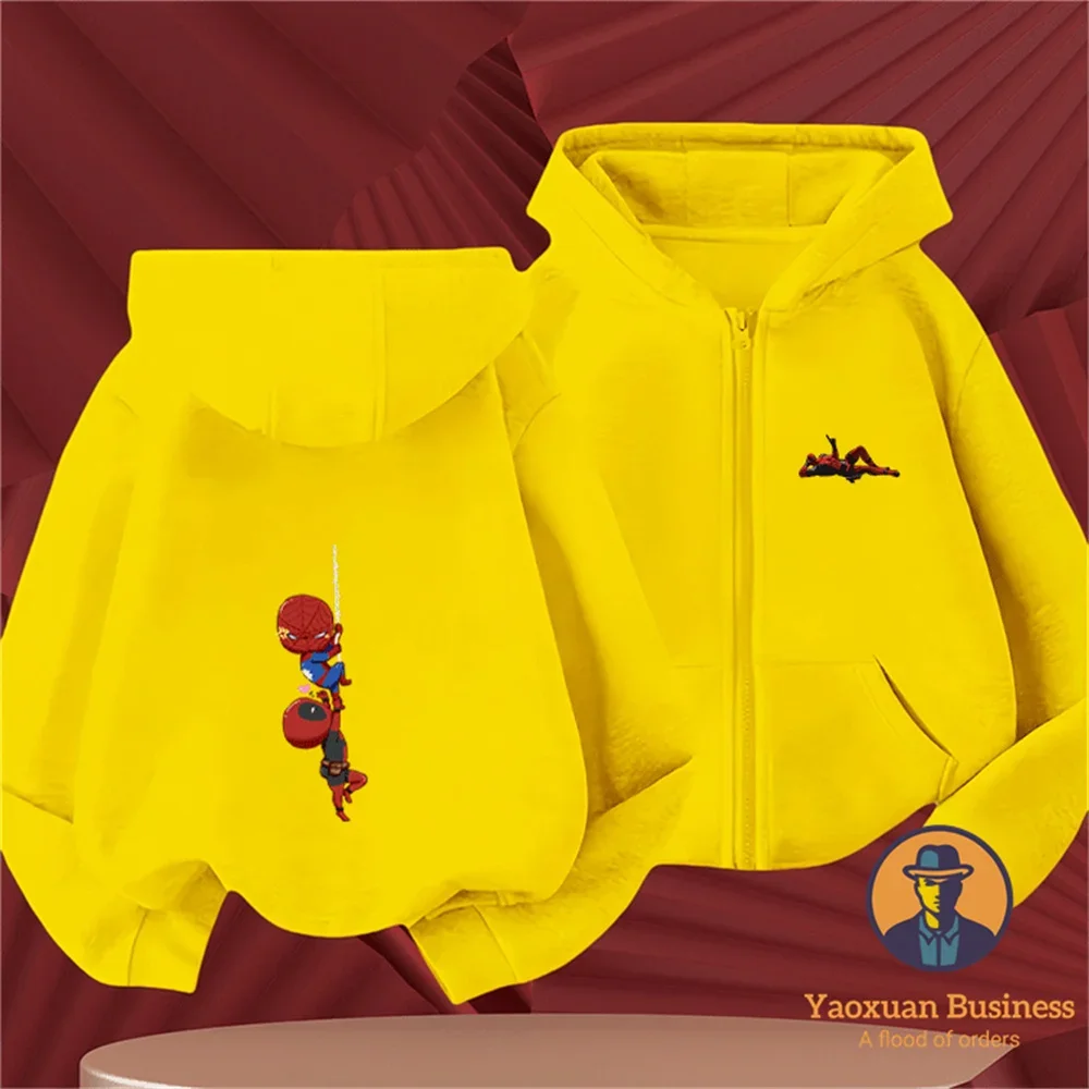 2 14Y Popular Hot Sale 2D Deadpool Cartoon Zip Up Sweatshirt Pure Cotton Casual Hoodie
2 14Y Popular Hot Sale 2D Deadpool Cartoon Zip Up Sweatshirt Pure Cotton Casual Hoodie