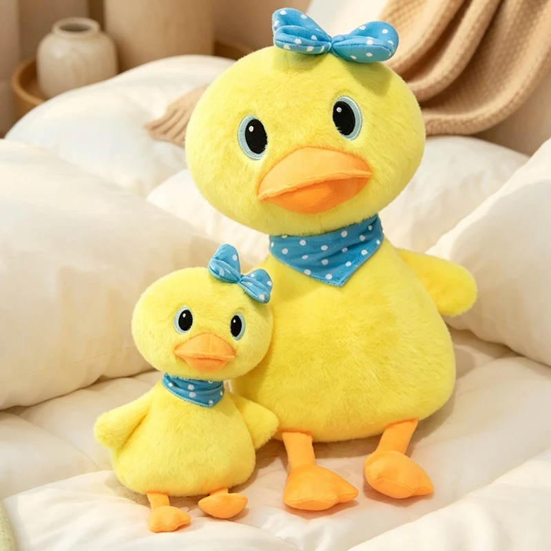 Multi Size Cute Duckling Stuffed Plush, Big Eyes Yellow Duck with Matching Bow and Scar Furry Duck Toy for gifts.
Multi Size Cute Duckling Stuffed Plush, Big Eyes Yellow Duck with Matching Bow and Scar Furry Duck Toy for gifts.