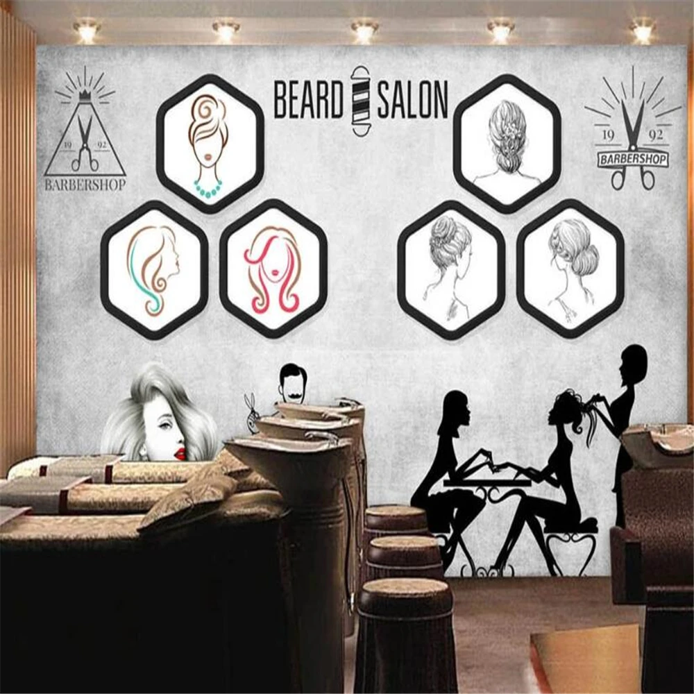 custom Photo Wallpaper TV Background Barber shop background Modern Art Mural for Living Room Painting Home Decor Wall stickers
custom Photo Wallpaper TV Background Barber shop background Modern Art Mural for Living Room Painting Home Decor Wall stickers