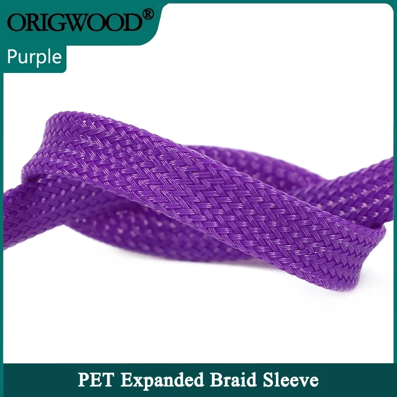 1~50m Purple PET Braid Sleeves 2~40mm High Density Insulated Snake Skin Sleeving Wire Wrap Sheath
1~50m Purple PET Braid Sleeves 2~40mm High Density Insulated Snake Skin Sleeving Wire Wrap Sheath
