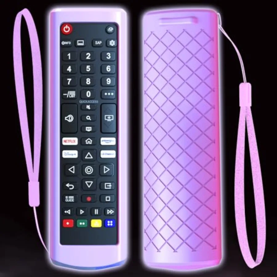 Case for LG TV Remote, Glow in The Dark Remote Cover for LG Remote Control for Smart TV, Battery Cover Replacement Sleeve Skin
Case for LG TV Remote, Glow in The Dark Remote Cover for LG Remote Control for Smart TV, Battery Cover Replacement Sleeve Skin