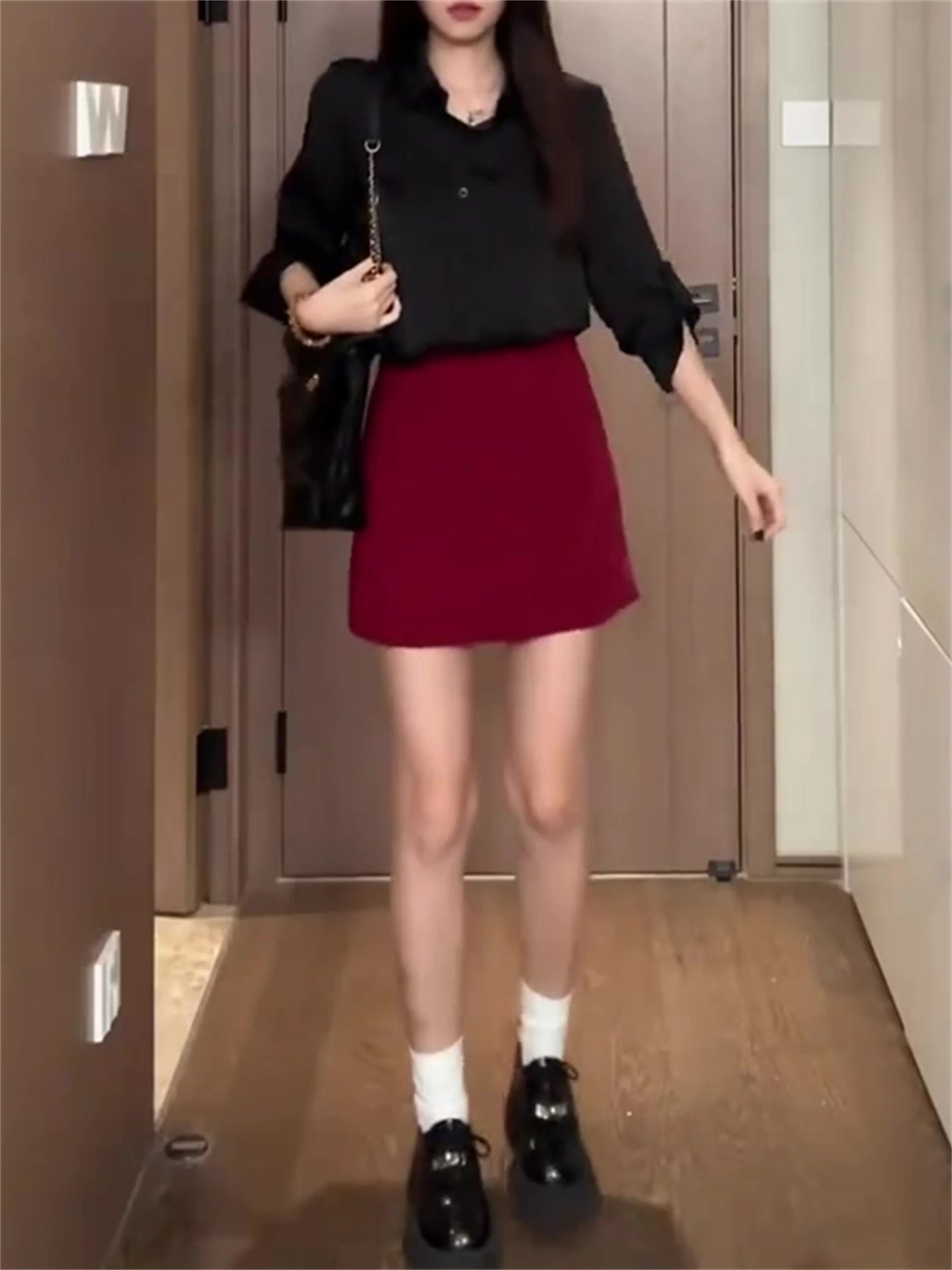 Red Asymmetrical A-Line Skirt High Waist Women's Spring Autumn Short Skirt City Commute Casual Shopping Pure Color
Red Asymmetrical A-Line Skirt High Waist Women's Spring Autumn Short Skirt City Commute Casual Shopping Pure Color
