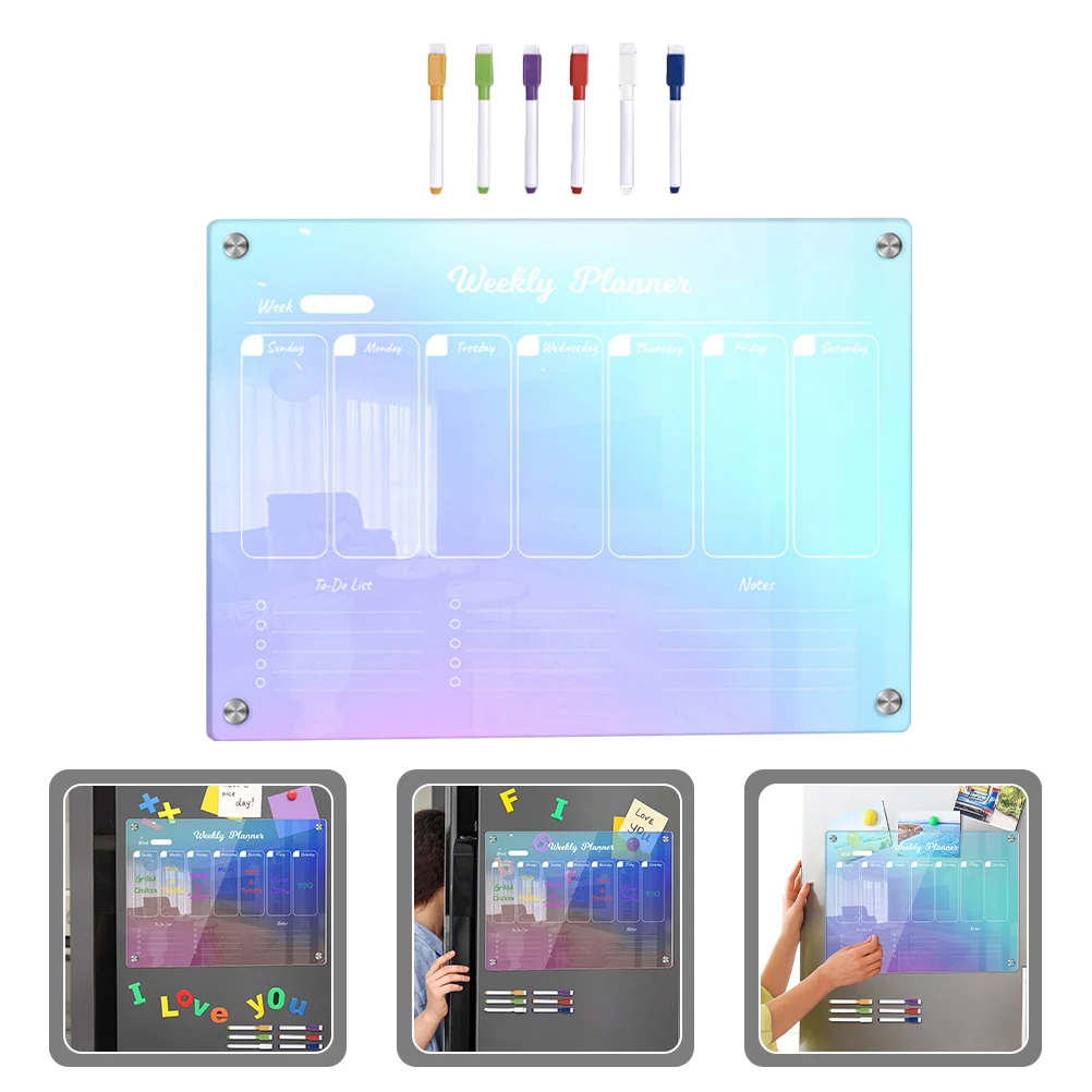 Magnetic Message Board Dry Erase for Fridge List Notice Whiteboard Refrigerator
Magnetic Message Board Dry Erase for Fridge List Notice Whiteboard Refrigerator