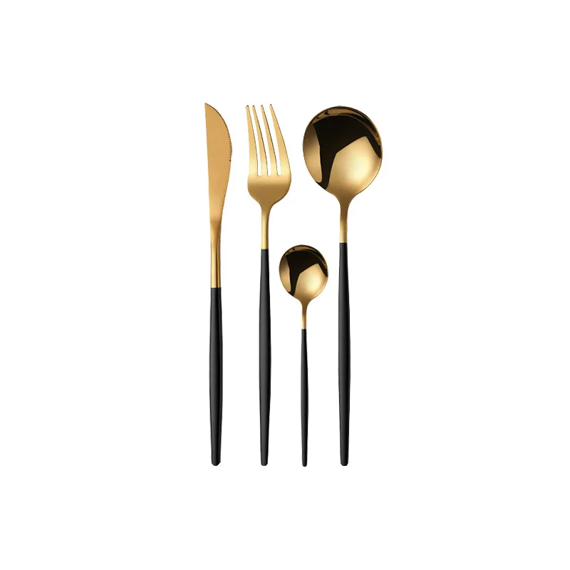 Western Style Spoon Stainless Steel Knife and Fork Set Tableware Set Gift Box Titanium Gold Plate
Western Style Spoon Stainless Steel Knife and Fork Set Tableware Set Gift Box Titanium Gold Plate