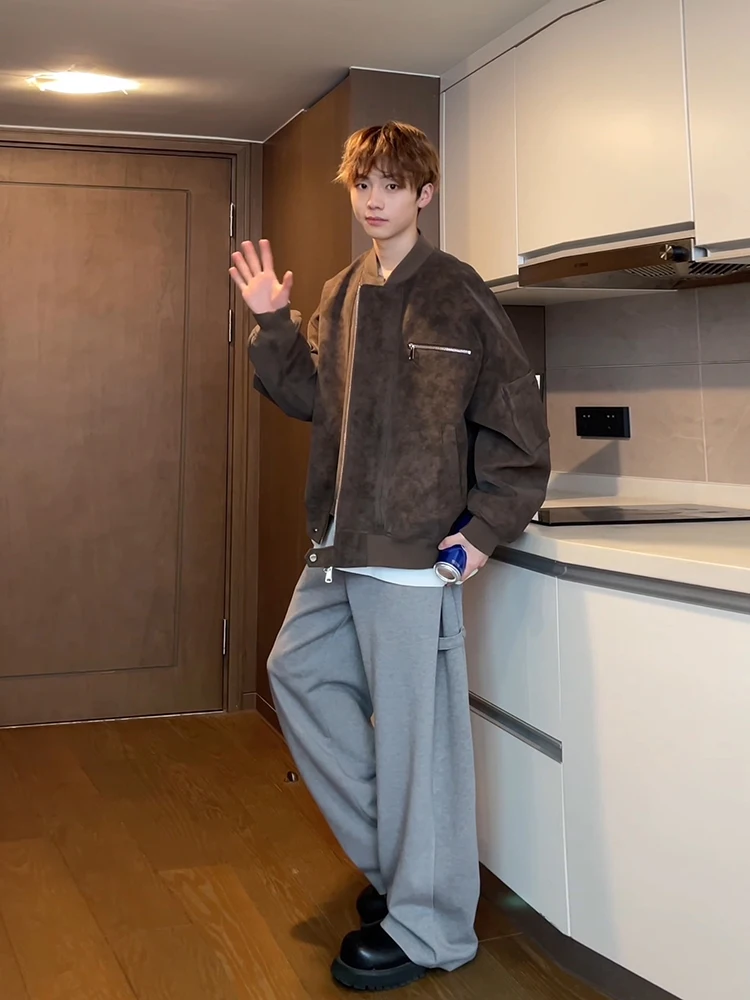 Мужская кожаная куртка-бомбер в американском стиле, цвет кофе, для весны и осени, куртка для мотоциклистов, крутая и стильная куртка для мальчиков
Мужская кожаная куртка-бомбер в американском стиле, цвет кофе, для весны и осени, куртка для мотоциклистов, крутая и стильная куртка для мальчиков