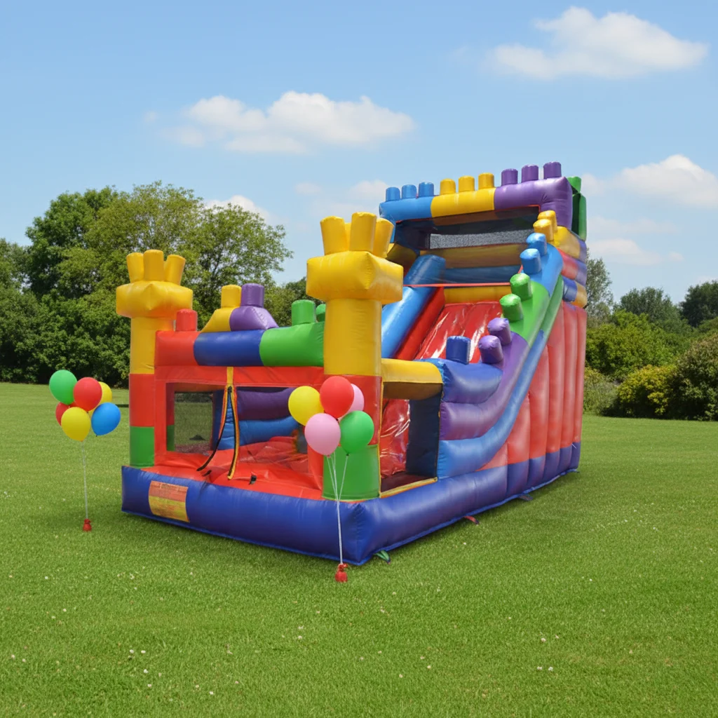 Inflatable Bounce House Castle Building Blocks Slide with Blower for Kids Adults Commercial Usepromote sales
Inflatable Bounce House Castle Building Blocks Slide with Blower for Kids Adults Commercial Usepromote sales