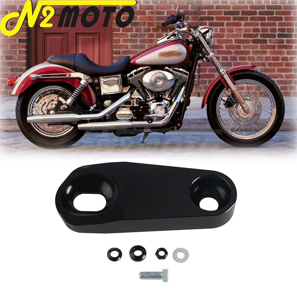 Motorcycle Black Headlight Extension Block Kit For Harley Dyna Low Rider FXDL 1993-2005 2004 2003 Headlamp Relocation Bracket
Motorcycle Black Headlight Extension Block Kit For Harley Dyna Low Rider FXDL 1993-2005 2004 2003 Headlamp Relocation Bracket