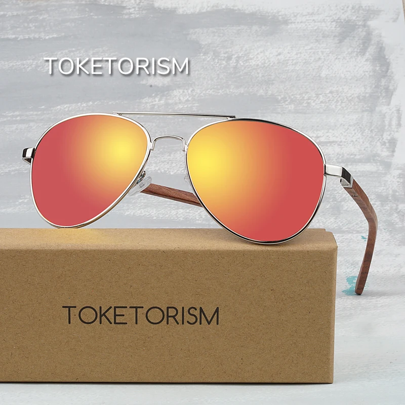 Toketorism Wooden Sunglasses Outdoors Polarized Glasses For Men And Women Driving Eyewear
Toketorism Wooden Sunglasses Outdoors Polarized Glasses For Men And Women Driving Eyewear