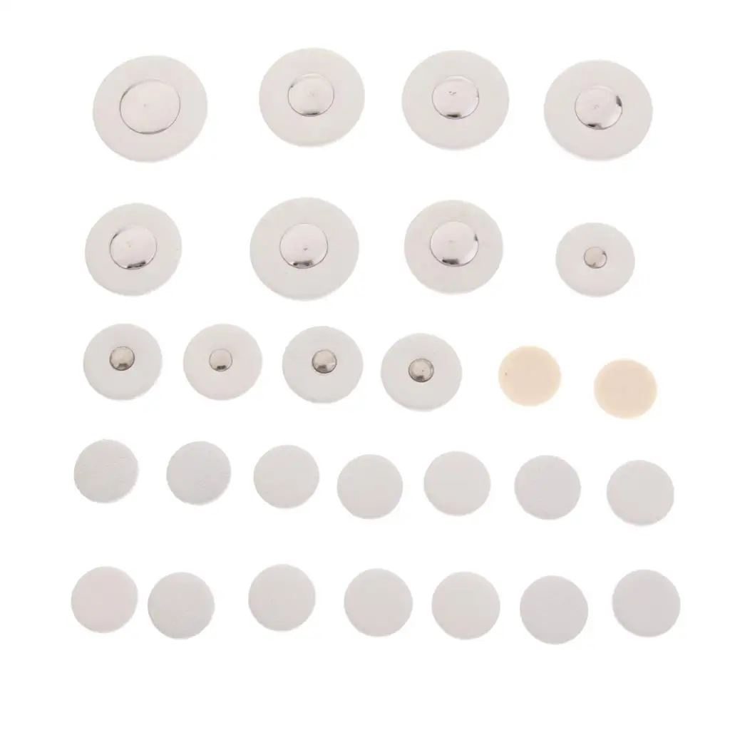 28 шт. набор подушечек для кларнета 16 мм-30 мм для ремонта кларнета Soprano Bb DIY
28 шт. набор подушечек для кларнета 16 мм-30 мм для ремонта кларнета Soprano Bb DIY