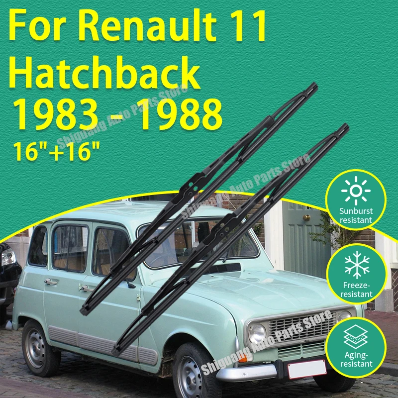 Front Silicone Coating Wipers for Renault 11 Hatchback 1983 - 1988 Car Wiper Windshield Windscreen Blades Accessories 1987 1986
Front Silicone Coating Wipers for Renault 11 Hatchback 1983 - 1988 Car Wiper Windshield Windscreen Blades Accessories 1987 1986