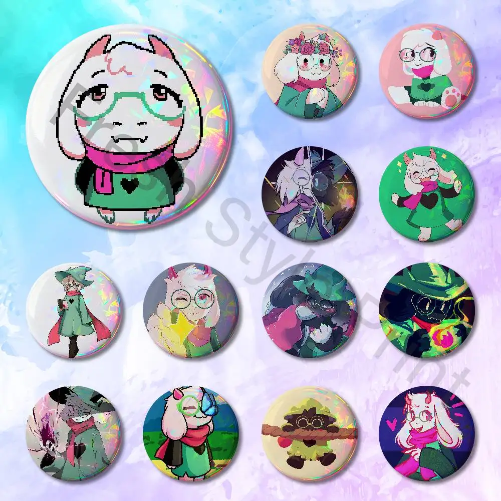 D-Deltarune Cute Ralsei Pins 58mm Cute Cartoon Badge Handmade Brooches for Backpack Accessories
D-Deltarune Cute Ralsei Pins 58mm Cute Cartoon Badge Handmade Brooches for Backpack Accessories