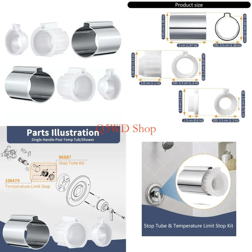 Q5WD Double Pack Sturdy Valves Cartridges Stop Tube and Temperature Limit Set
Q5WD Double Pack Sturdy Valves Cartridges Stop Tube and Temperature Limit Set
