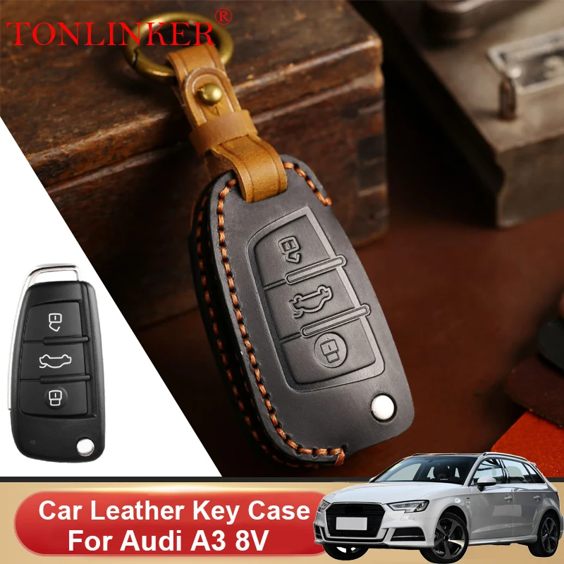 Car Dedicated Leather Key Case For Audi A3 8V 2016 2017 2018-2020 Hatchback Sportback Shell Remote Cover Keychain Accessories
Car Dedicated Leather Key Case For Audi A3 8V 2016 2017 2018-2020 Hatchback Sportback Shell Remote Cover Keychain Accessories