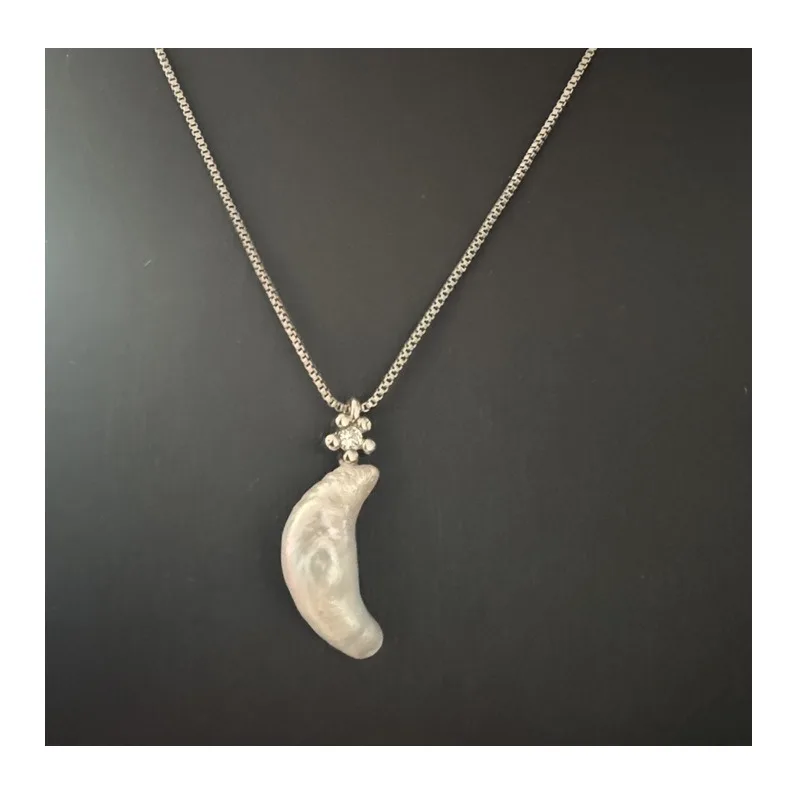 Natural Freshwater Baroque Five-pointed Star Love Pearl Pendant Necklace Collarbone Chain Neck Chain Female Explosion
Natural Freshwater Baroque Five-pointed Star Love Pearl Pendant Necklace Collarbone Chain Neck Chain Female Explosion