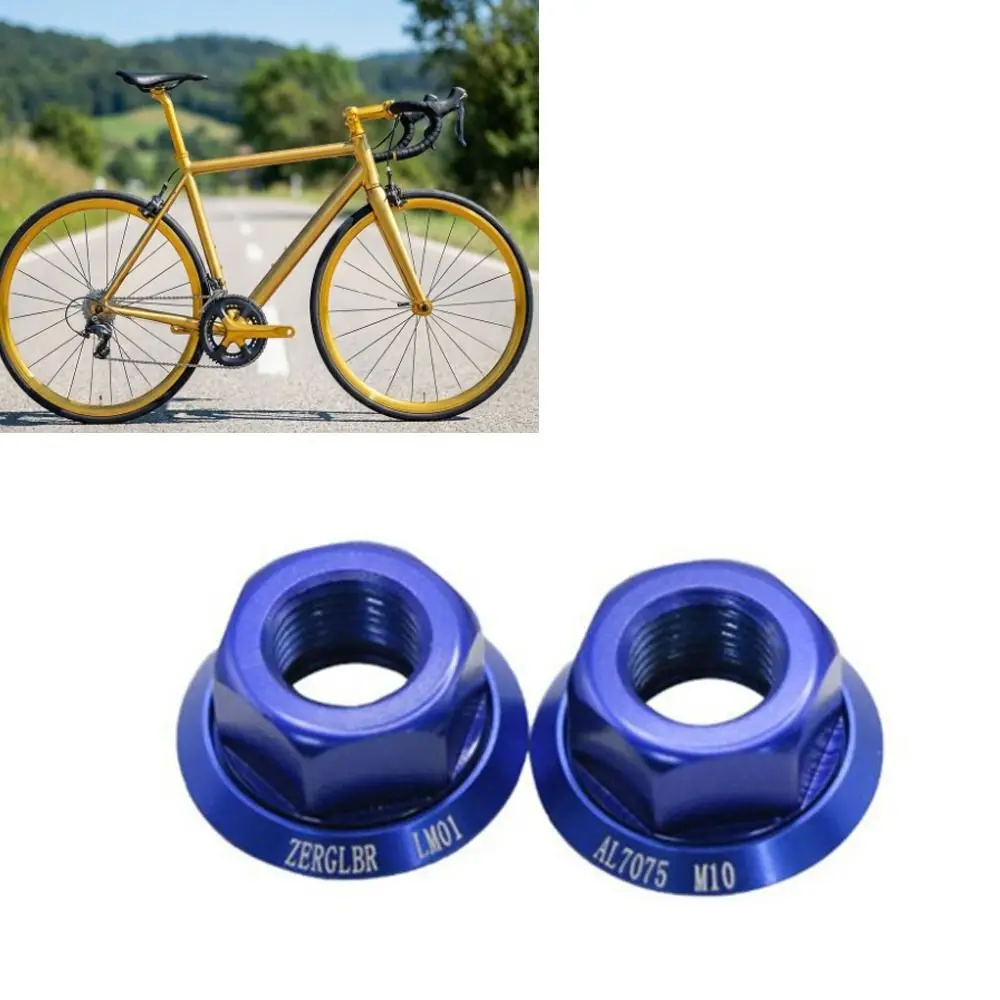 2PCS M10*P1.0 Bicycle Wheel Hub Axle Nuts 7075 Aluminum Alloy 2 Colors Bicycle Axle Nut Lightweight Bike Hub Nut
2PCS M10*P1.0 Bicycle Wheel Hub Axle Nuts 7075 Aluminum Alloy 2 Colors Bicycle Axle Nut Lightweight Bike Hub Nut