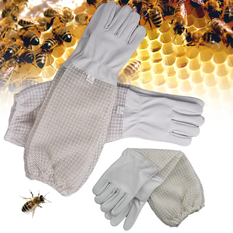 Перчатки для пчеловодства с вентиляцией, предотвращающие укусы пчел, профессиональный инструмент для пчеловодов, перчатки для защиты от укусов пчел
Перчатки для пчеловодства с вентиляцией, предотвращающие укусы пчел, профессиональный инструмент для пчеловодов, перчатки для защиты от укусов пчел