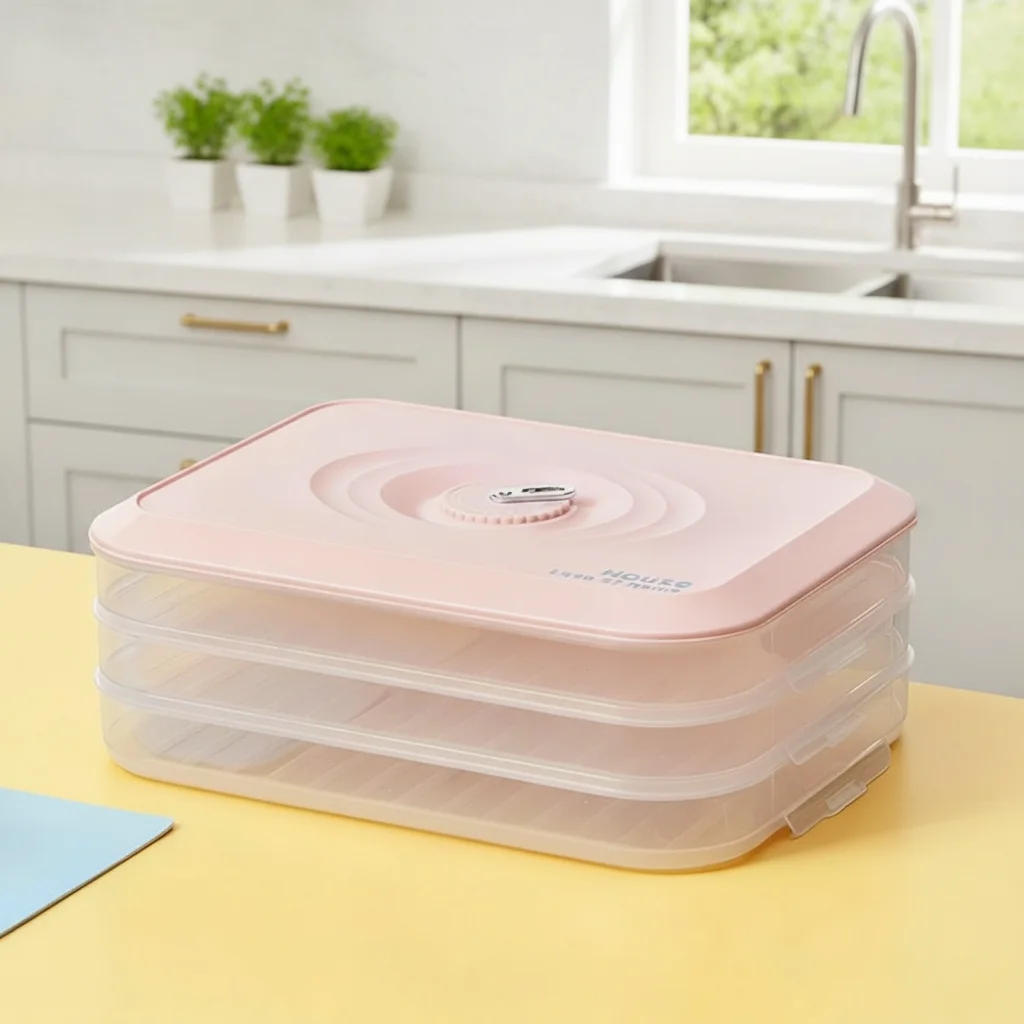 Multi-Layer Dumpling Storage Box Stackable Large Capacity Wonton Storage Box Fresh-Keeping Sealed Frozen Dumpling Storage Box
Multi-Layer Dumpling Storage Box Stackable Large Capacity Wonton Storage Box Fresh-Keeping Sealed Frozen Dumpling Storage Box