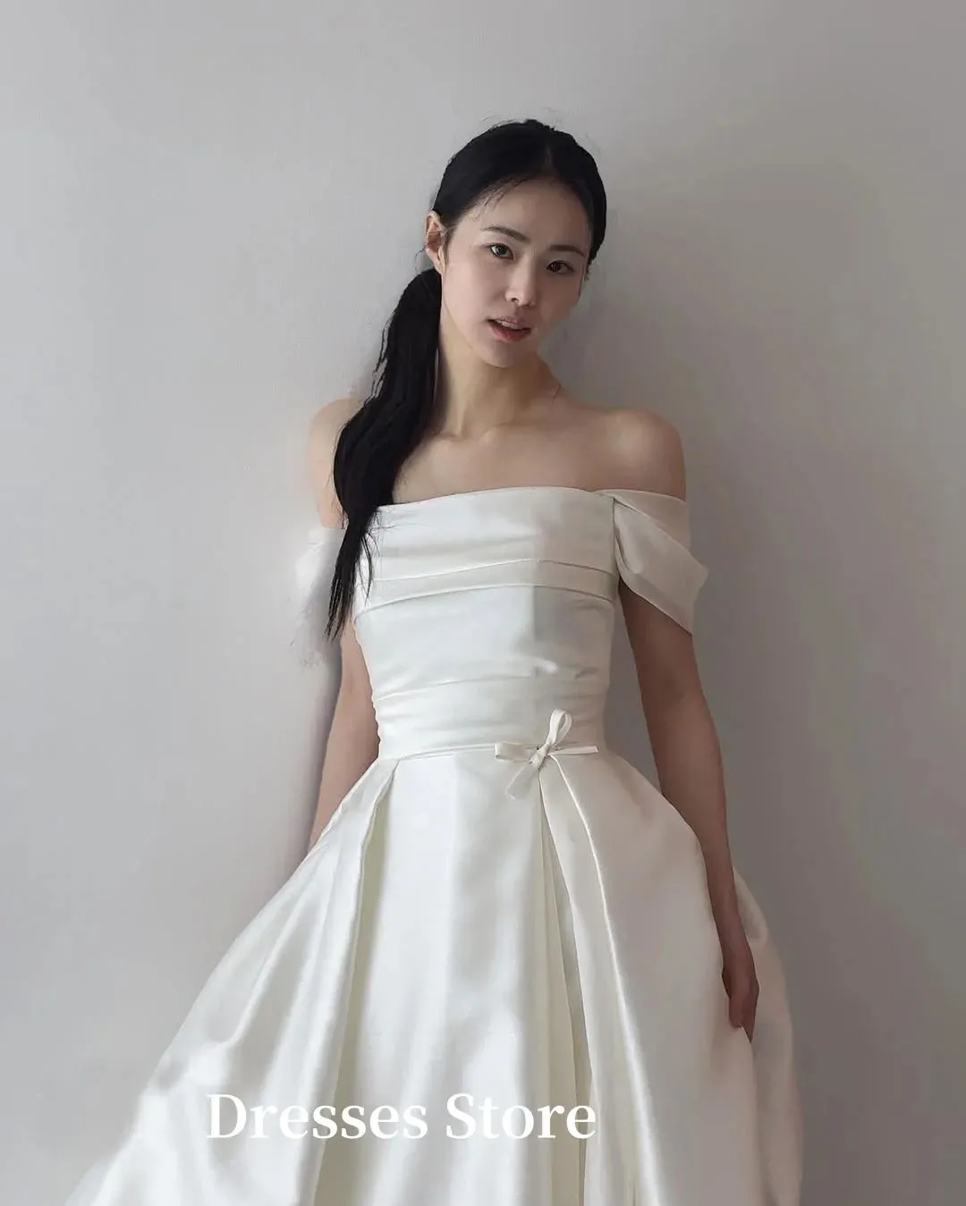 ML Simple A-Line Korea Wedding Dresses Photo Shoot Strapless Satin Sleeveless Floor Length Bridal Gowns Customized Corset
ML Simple A-Line Korea Wedding Dresses Photo Shoot Strapless Satin Sleeveless Floor Length Bridal Gowns Customized Corset