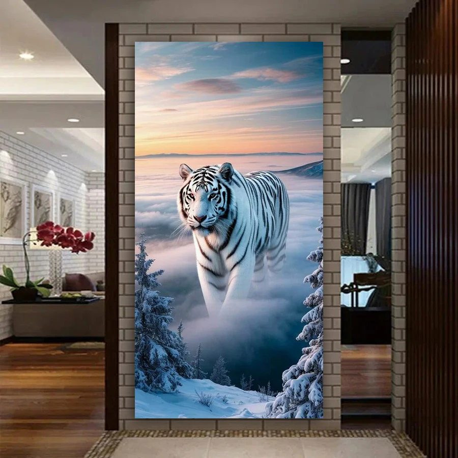 Black and White Tiger Diy Diamond Arts For Adults Painting New Collection Wild Animals Large Size Full Mosaic Embroidery Picture
Black and White Tiger Diy Diamond Arts For Adults Painting New Collection Wild Animals Large Size Full Mosaic Embroidery Picture