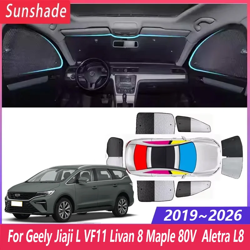 Автомобильный солнцезащитный козырек для Geely Jiaji L 2019 ~ 2026 VF11 Livan 8, теплоизоляционный солнцезащитный козырек, козырек на лобовое стекло, автомобильные аксессуары
Автомобильный солнцезащитный козырек для Geely Jiaji L 2019 ~ 2026 VF11 Livan 8, теплоизоляционный солнцезащитный козырек, козырек на лобовое стекло, автомобильные аксессуары
