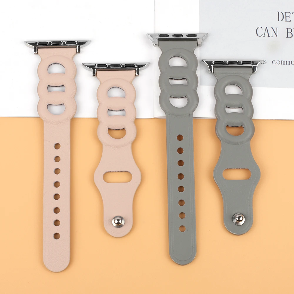 Geninue Leather Strap for Watch Band 44mm 45mm 41mm 40mm 42mm 38mm Wristband Correa Bracelet Series 3 4 5 6 SE 7
Geninue Leather Strap for Watch Band 44mm 45mm 41mm 40mm 42mm 38mm Wristband Correa Bracelet Series 3 4 5 6 SE 7