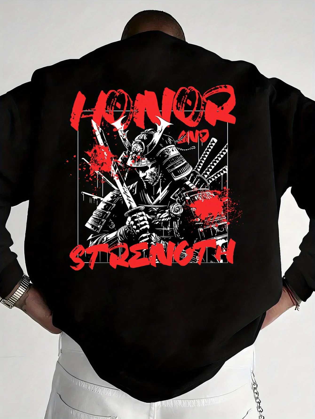 Samurai Graphic Printing Autumn and Winter Men's and Women's Sweatshirts Casual Loose Outdoor Street Sports Training Brand
Samurai Graphic Printing Autumn and Winter Men's and Women's Sweatshirts Casual Loose Outdoor Street Sports Training Brand