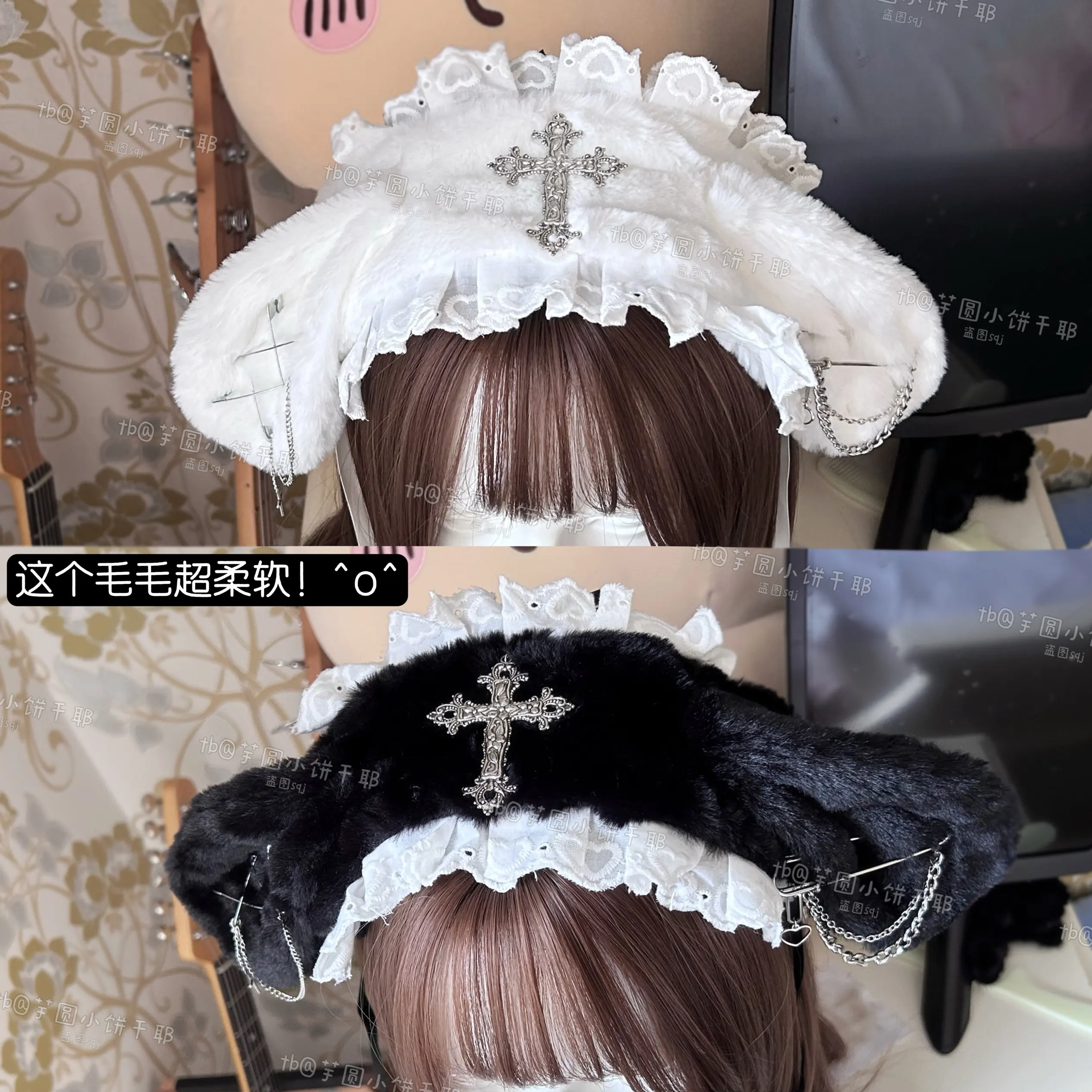Japanese Original Winter Subculture Y2k Bud Chain Plush Soft Cute Lop-eared Rabbit Lace Handmade Lolita Headband for Women
Japanese Original Winter Subculture Y2k Bud Chain Plush Soft Cute Lop-eared Rabbit Lace Handmade Lolita Headband for Women
