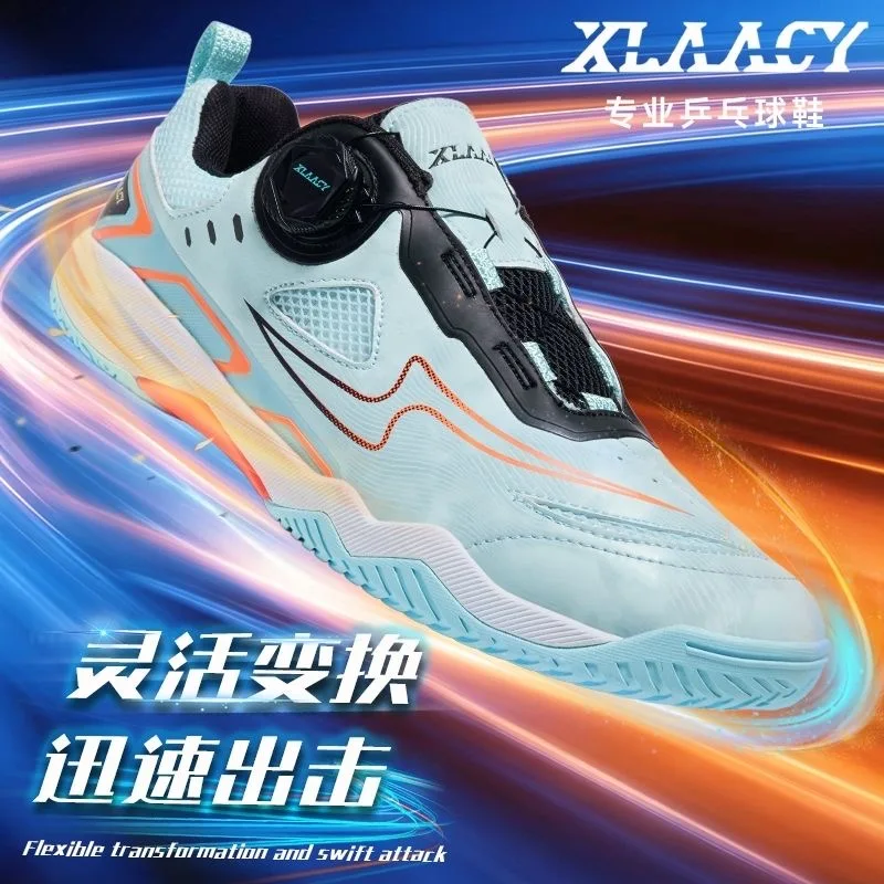 Professional Table Tennis Shoe For Men Women Quick Lacing Badminton Shoes Couples Anti Slip Indoor Court Shoe Unisex Tennis Shoe
Professional Table Tennis Shoe For Men Women Quick Lacing Badminton Shoes Couples Anti Slip Indoor Court Shoe Unisex Tennis Shoe
