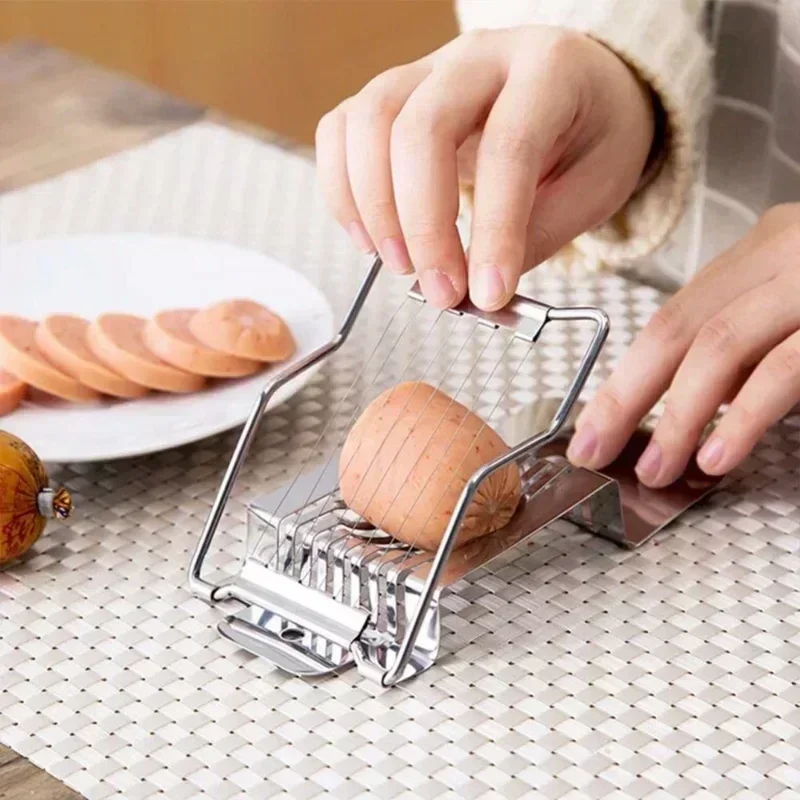 New Kitchen Portable Stainless Steel Wire Slicers Multifu Egg Egg Slicer for Hard Convenient Home Supplies Cooking Tools
New Kitchen Portable Stainless Steel Wire Slicers Multifu Egg Egg Slicer for Hard Convenient Home Supplies Cooking Tools