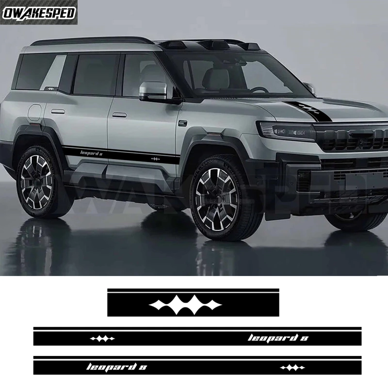 3 Pcs/Set Door Side Stripes Sticker Hood Engine Cover Vinyl Decal For BYD Leopard 8 2025 2024 Off Road 4X4 Accessories
3 Pcs/Set Door Side Stripes Sticker Hood Engine Cover Vinyl Decal For BYD Leopard 8 2025 2024 Off Road 4X4 Accessories