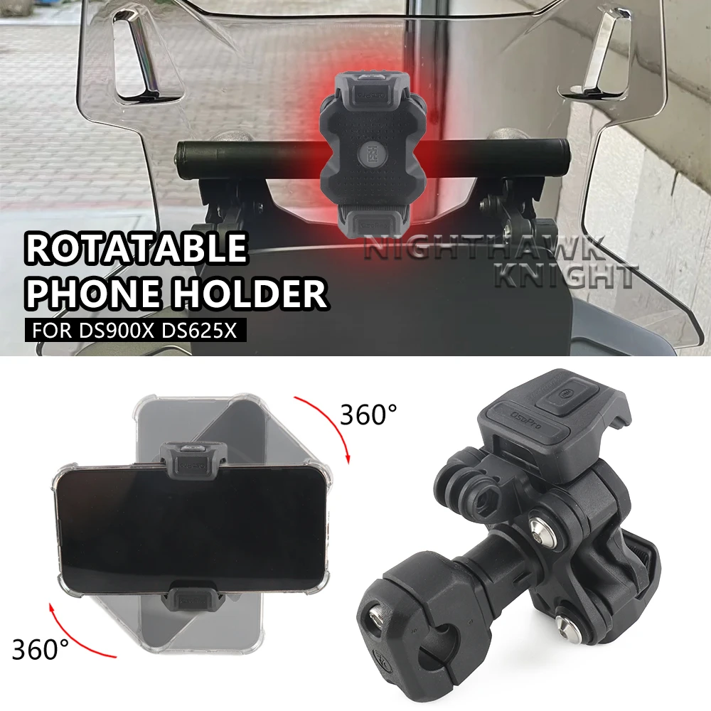 New For VOGE DS900X DSX 900 DS625X DS 625X 2024 2025 Motorcycle Rotatable Phone Holder Shock Absorption GPS Navigation Bracket
New For VOGE DS900X DSX 900 DS625X DS 625X 2024 2025 Motorcycle Rotatable Phone Holder Shock Absorption GPS Navigation Bracket