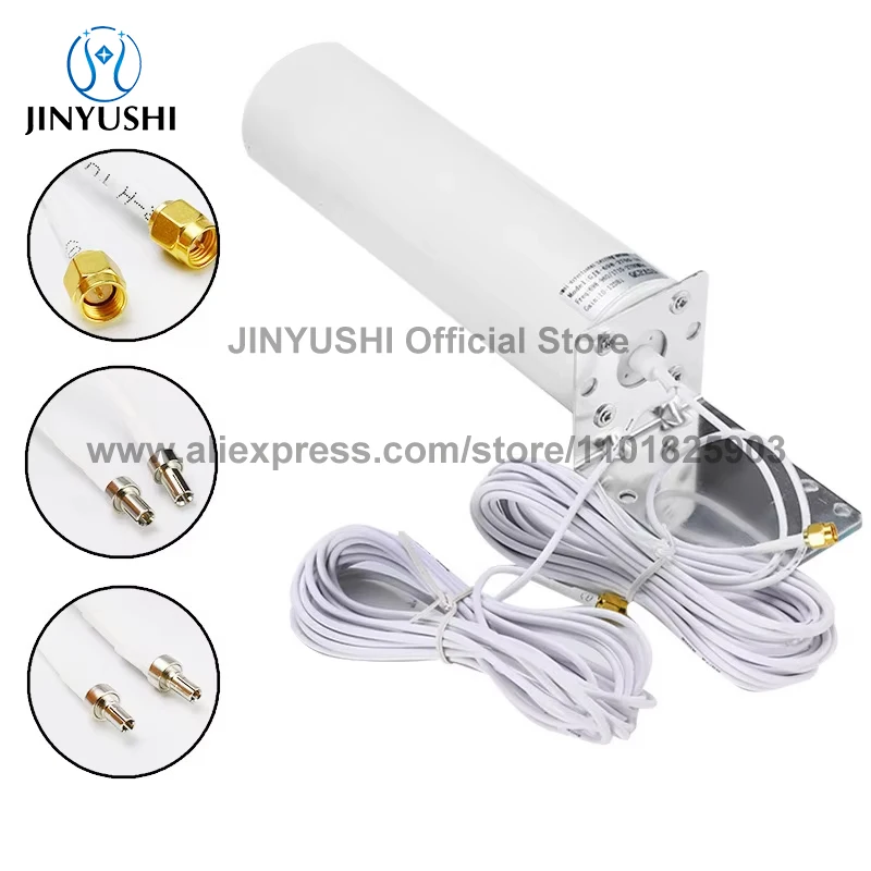 4G LTE 5G MIMO Antenna Outdoor Waterproof Aerial Booster SMA Male CRC9 TS9 Connector With Dual 5m Cable for Router Modem
4G LTE 5G MIMO Antenna Outdoor Waterproof Aerial Booster SMA Male CRC9 TS9 Connector With Dual 5m Cable for Router Modem