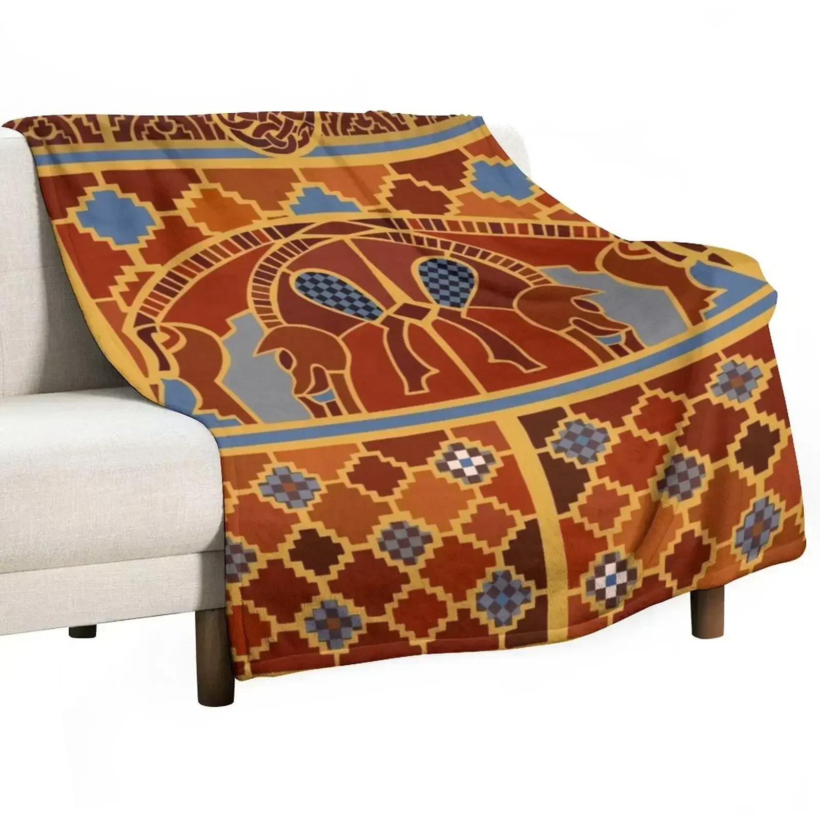 Imagining Sutton Hoo: The Boars Throw Blanket Stain Resistant Cozy Warm Blanket
Imagining Sutton Hoo: The Boars Throw Blanket Stain Resistant Cozy Warm Blanket