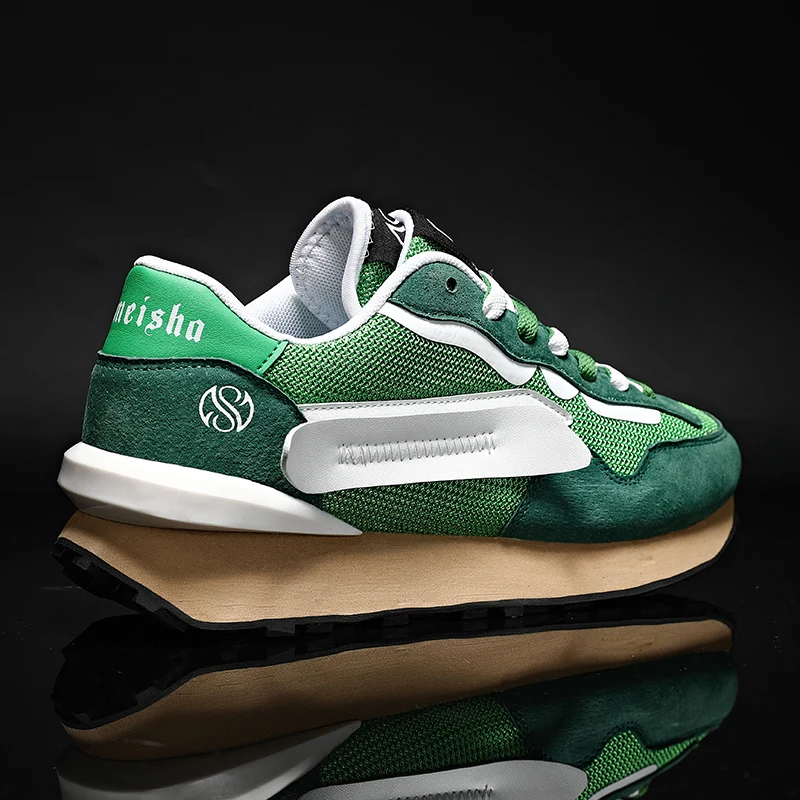 Мужские повседневные кроссовки для крикета, модные кроссовки в стиле Форреста Гампа, обувь для ходьбы, тенниса, спорта и бега по шоссе
Мужские повседневные кроссовки для крикета, модные кроссовки в стиле Форреста Гампа, обувь для ходьбы, тенниса, спорта и бега по шоссе