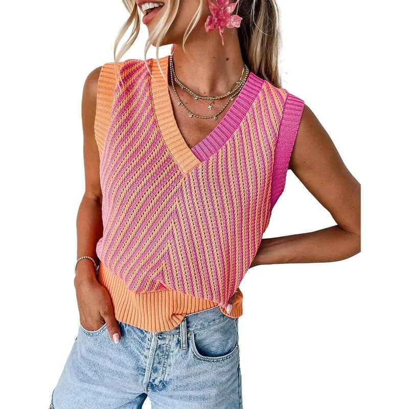 Women's Sleeveless Knitted Vest V-Neck Vest No Sleeve Knitwear Fashion Outerwear Spring 2026 Other Material 100%
Women's Sleeveless Knitted Vest V-Neck Vest No Sleeve Knitwear Fashion Outerwear Spring 2026 Other Material 100%