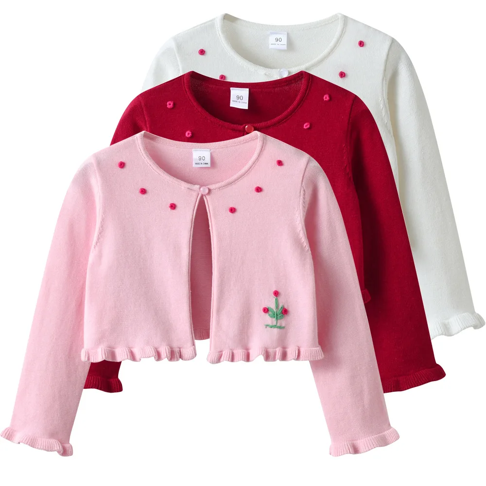 Hand Embroidered Kids Knit Shrug, Thin Summer DIY Girls Open Cardigan for Spring Autumn Wholesale for 90-160cm
Hand Embroidered Kids Knit Shrug, Thin Summer DIY Girls Open Cardigan for Spring Autumn Wholesale for 90-160cm