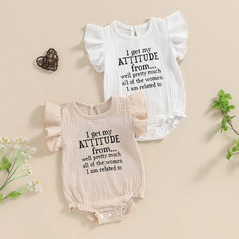 Newborn Baby Girls and Boys Romper Casual Letter Print Round Neck Fly Sleeve Jumpsuit Summer Clothes for Infant Toddler
Newborn Baby Girls and Boys Romper Casual Letter Print Round Neck Fly Sleeve Jumpsuit Summer Clothes for Infant Toddler