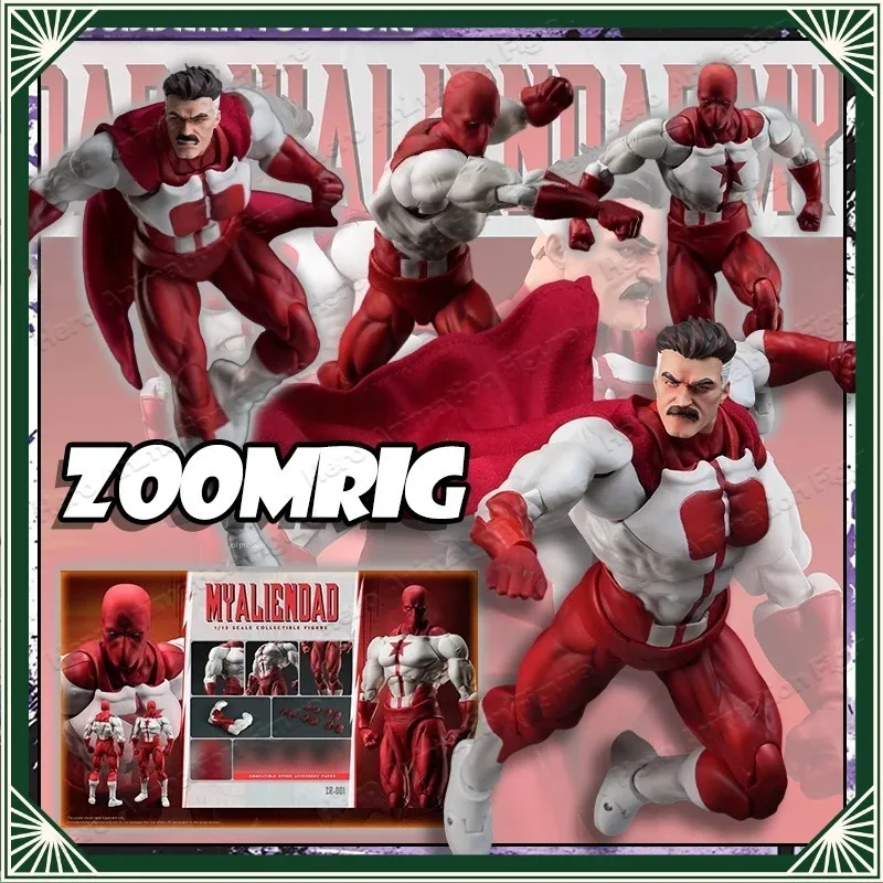 In Stock PRE ZOOMRIG Studio ZR-001 TN-001 Action Figure 1/12 Invincible Boy Omni Man MYALIENDAD Series Model Gift Toy
In Stock PRE ZOOMRIG Studio ZR-001 TN-001 Action Figure 1/12 Invincible Boy Omni Man MYALIENDAD Series Model Gift Toy