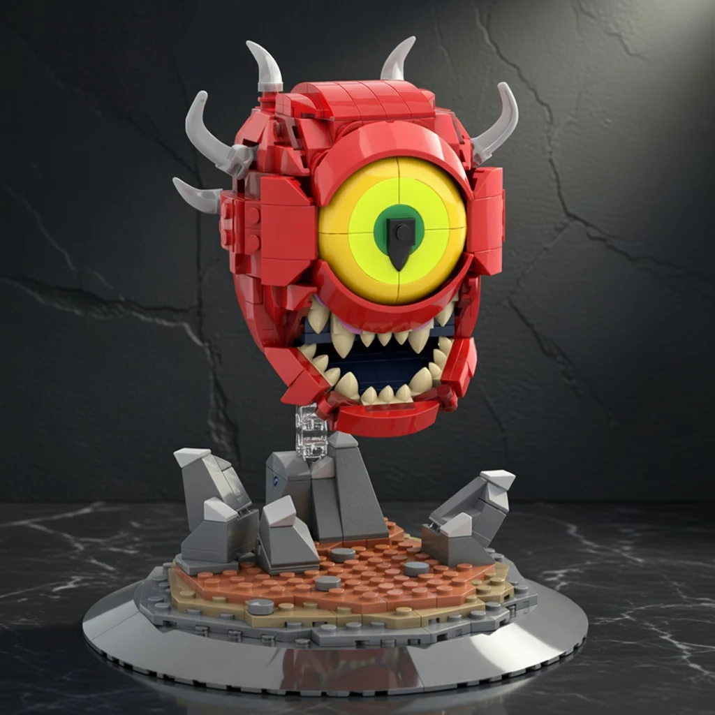 Horror Game Boss One-Eyed Red Demon Building Bricks MOC Floating Monster Model DIY Construction Kit Display Decor
Horror Game Boss One-Eyed Red Demon Building Bricks MOC Floating Monster Model DIY Construction Kit Display Decor