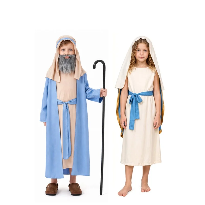 Middle Eastern Arabic style men's and women's suits, Muslim children's robes, ethnic style children's clothing, holiday outfits
Middle Eastern Arabic style men's and women's suits, Muslim children's robes, ethnic style children's clothing, holiday outfits