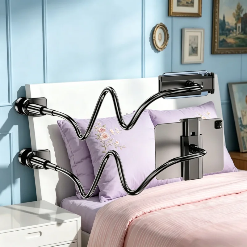 Flexible Spiral Support Stand, 70CM Extended Arm, Full Angle Rotation, Stable Bracket for Daily Entertainment & Work
Flexible Spiral Support Stand, 70CM Extended Arm, Full Angle Rotation, Stable Bracket for Daily Entertainment & Work