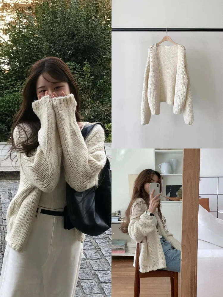 Мягкий уютный женский вязаный открытый кардиган, свободный крой, повседневный длинный свитер из смеси шерсти V-Ne, осенний женский свитер
Мягкий уютный женский вязаный открытый кардиган, свободный крой, повседневный длинный свитер из смеси шерсти V-Ne, осенний женский свитер
