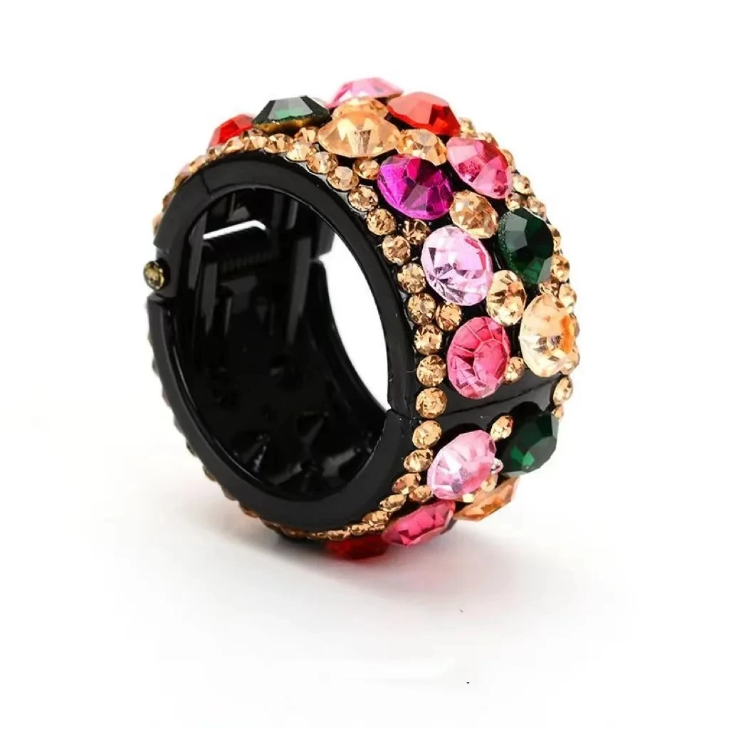High-grade rhinestone ponytail hairpin Elegant temperament hairpin back hair clip
High-grade rhinestone ponytail hairpin Elegant temperament hairpin back hair clip