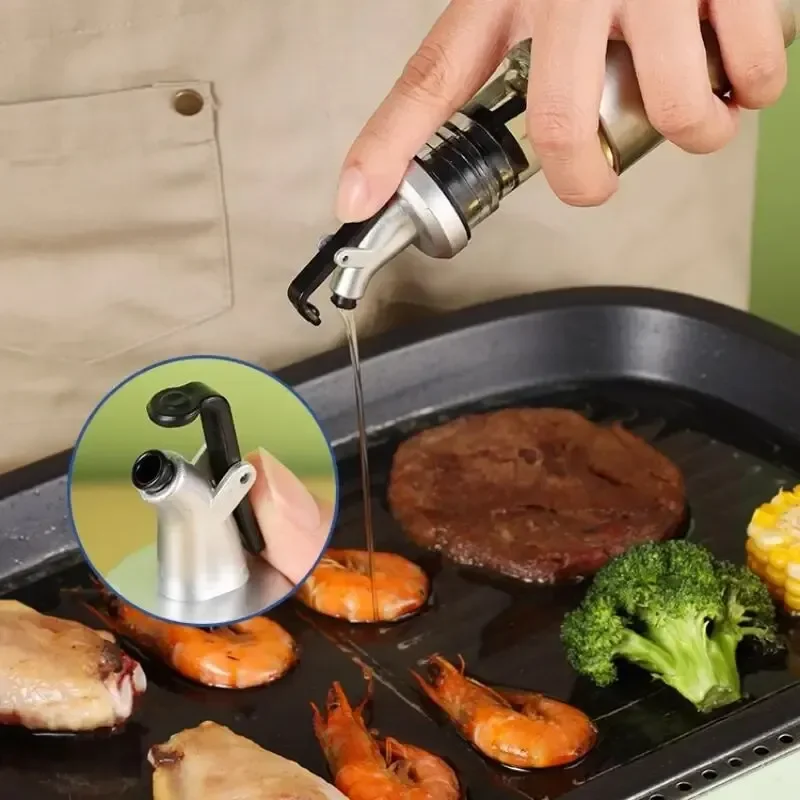 3pcs Silver Household Kitchen Seasoning Bottles Soy Sauce Vinegar Bottles Mouth Stoppers No Oil Leakage No Oil Hanging Tools
3pcs Silver Household Kitchen Seasoning Bottles Soy Sauce Vinegar Bottles Mouth Stoppers No Oil Leakage No Oil Hanging Tools
