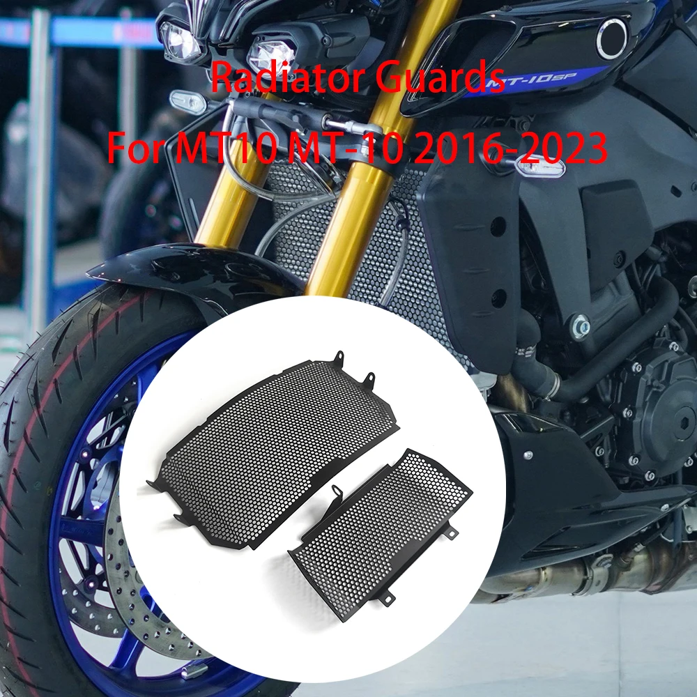 Motorcycles Water tank network Cooling Cover Accessories For Yamaha MT10 MT-10 2016-2023 Radiator Grille Guard Cover Protector 
Motorcycles Water tank network Cooling Cover Accessories For Yamaha MT10 MT-10 2016-2023 Radiator Grille Guard Cover Protector