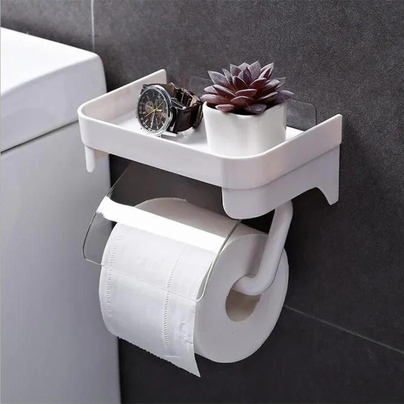 Transparent Roll Paper Toilet Paper Holder Tissue Accessories Rack Holders Wall Mount Kitchen Bathroom Self Adhesive Banheiro
Transparent Roll Paper Toilet Paper Holder Tissue Accessories Rack Holders Wall Mount Kitchen Bathroom Self Adhesive Banheiro