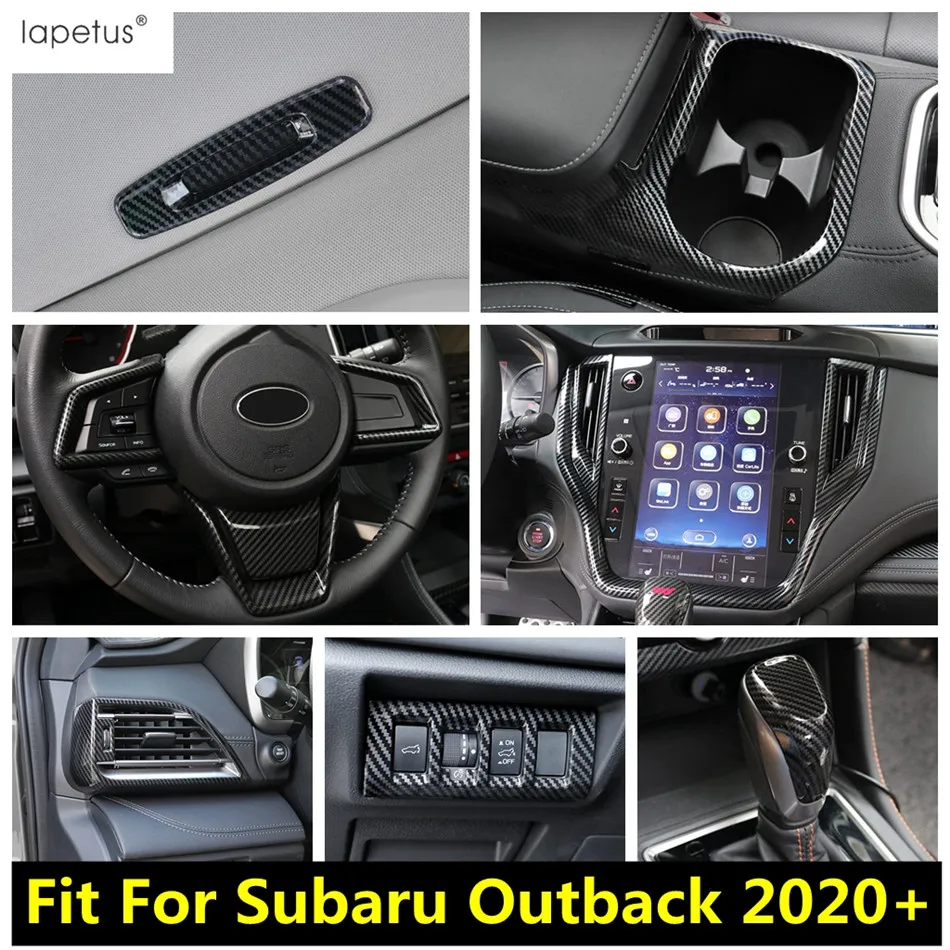 For Subaru Outback 2020 2021 Head Lamp Steering Wheel Gear Water Cup Holder Gear Shift Panel Cover Trim Carbon Fiber Accessories
For Subaru Outback 2020 2021 Head Lamp Steering Wheel Gear Water Cup Holder Gear Shift Panel Cover Trim Carbon Fiber Accessories